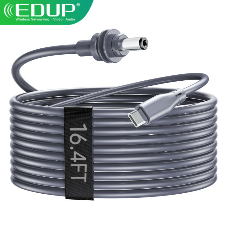 EDUP SK0087-5M Starlink USB Type-C to DC Plug Power Adapter Cable for Starlink MINI Compact Waterproof Portable Type-C 100W