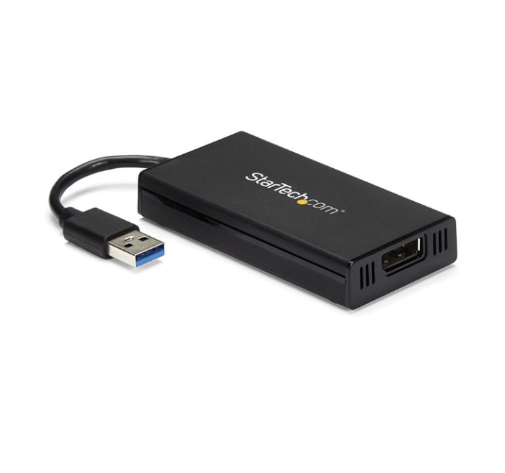 USB 3.0 to DisplayPort Adapter - 4K 30Hz Ultra HD - DisplayLink Certified - USB Type-A to DP Adapter Converter for Monitor - External Video & Graphics Card - Mac & Windows
