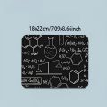 Chemical Formula Science Pattern  Mouse Pad Non Slip Gaming Desk Mat for Study Office Workspace. 