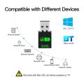 600Mbps USB WiFi Bluetooth Receiver Transmitter 2 in 1 Dongle Dual Band USB Wifi Adapter Wireless Network Card For PC Laptop. 
