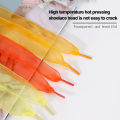 1 PAIRS Fashion Shoe Laces Silk Satin Ribbon Shoelaces Soft Casual Flat Shoestrings for Sneaker 2.5CM Wide&more choices of color. 