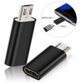 Type C Female To Micro USB Male Adapter Connector USB TypeC Micro USB Charger Adapter Converter. 