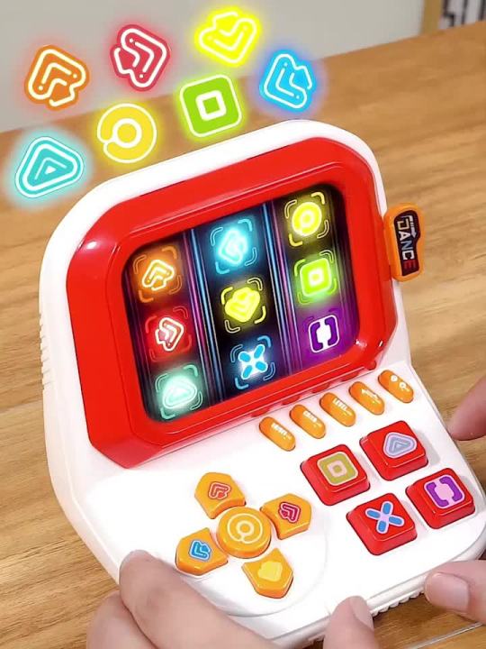 Kids Table Board Music Memory Games LED Light-Up Tablet Finger Dancing Machine For Toddlers Button Press Educational Games