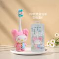 Kids Toothbrush - Ninja - 3D Cartoon Animal Baby Toothbrush for Children (1-7 Years) – Extra Soft Bristles – Cute Design – Food Grade & BPA Free Plastic – Toddler Toothbrush – Baby Brush – Soft Silicone Brush for Kids Teeth Baby Cartoon Brush.