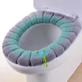 Warm Toilet Seat Cover Comfortable Thick Knitted O-shaped Universal Bathroom Washable Toilet Cushion Closestool Mat Pad Cover. 
