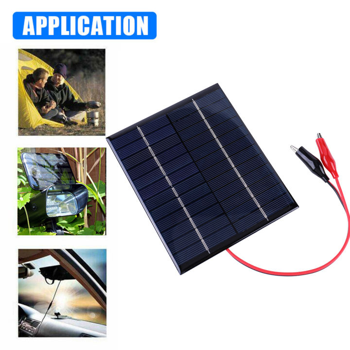 5W%2012V%20DIY%20Polysilicon%20Solar%20Epoxy%20Cell%20Charger%20Waterproof%20Solar%20Battery%20Charger%20for%20Outdoor%20Camping%20for%209-12V%20Battery%20Charging%20-%20Image%206