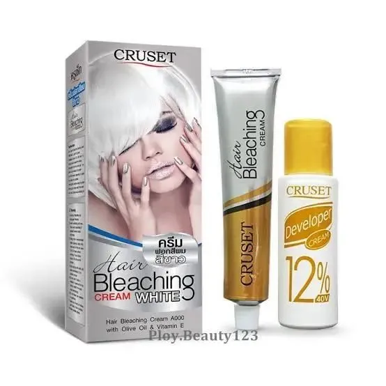 CRUSET%20Hair%20Coloring%20Silver%20Bleach%20Color%20Bleaching%20Cream%20Powder%20100ml%20-%20Image%203