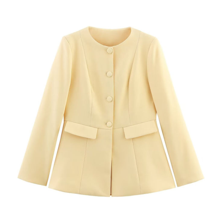 ETJ%202025%20%20women's%20new%20elegant%20fashion%20retro%20round%20neck%20cut%20waist%20slit%20long-sleeved%20casual%20suit%20jacket%20-%20Image%205