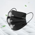 Pack of 20 Disposable Face Masks 3Ply Black Face Mask Disposable Masks Breathable. 
