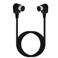 90 Degree Angle Large 8 Pin Din Male To Male Female Speaker Audio Cable Wire For Bang Olufsen B&O PowerLink BeoLab Power MK2. 