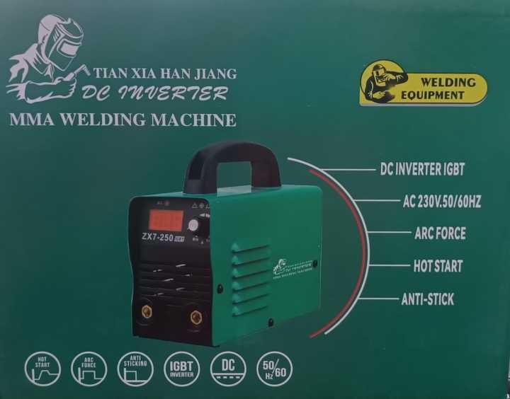 250 AMP Welding Machine | IGBT Inverter ARC Welder | Heavy Duty Portable Electric Welding Tool | Industrial & Home Use | 220V Energy Efficient