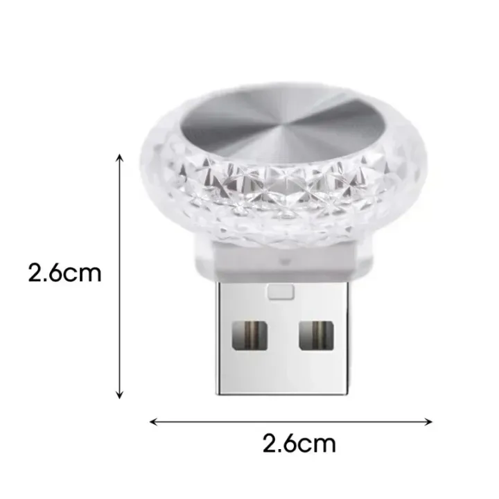 1%20Pc%20RGB%20Car%20USB%20Ambient%20Light%20Mini%20LED%20Decorative%20Atmosphere%20Lamps%20For%20Auto%20Interior%20Environment%20Light%20Computer%20Light%20Plug%20Play%20-%20Image%205