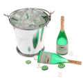 1Set 1/12 Dollhouse Beer IceCube Bucket Set Model Dollhouse Mini Bar Decorations Toys Dolls House Accessories.