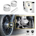 Motorcycle Adjustable Front Axle Nut Bolt Cover Cap for Harley Sportster 883 1200 Dyna VRSCA V Rod 2002-2006 CVO Softail MP-1094.