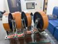 Heavy waight Pu Caster 8inch 2 bracks 2 survivas set high quality with warrenty. 