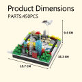 MOC Building Blocks Hand-Cranked Train Track Building Blocks Model Train Building Blocks Assembled Boys and Girls Toys Ornaments. 
