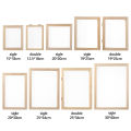 Multi-size Paper Making Mould Frame DIY Papermaking Paper Making Screen Learning Wood Handcraft  Wooden Mesh Mold. 
