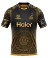 Official Peshawa_r Zalm_i PSL 10 Jersey 2025 - CHOOSE YOUR COLOR: Iconic YELLOW or Sleek BLACK Variant | Premium HBL Pakistan Super League Cricket Fan Kit | Features Intricate New Design with Paisley & Mandala Motifs | Authentic Yellow Storm Shirt for Men. 