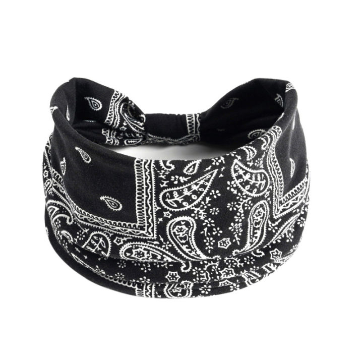 Wide%20Printed%20Bandanas%20Hairbands%20Boho%20Knot%20Turbans%20Yoga%20Elastic%20Head%20Wrap%20Women%20Headband%20Headwear%20Fashion%20Hair%20Band%20Accessories%20-%20Image%203