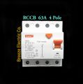 RCCB 63A 4P 4 Pole Circuit Breaker..