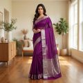 Beguni Color Half Silk Saree.