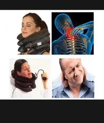 #Cervical Neck Traction Device Improve Spine Alignment Reduce Neck Pain Cervical Collar Adjustable in Highest quality