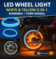"Premium Multi-Color LED Rim & Hub Strip Light for All Bikes | Stylish & Waterproof Tyre Hub Light for 70cc, 125cc & Heavy Bikes | Flashing Glow Neon Ring for Rims". 