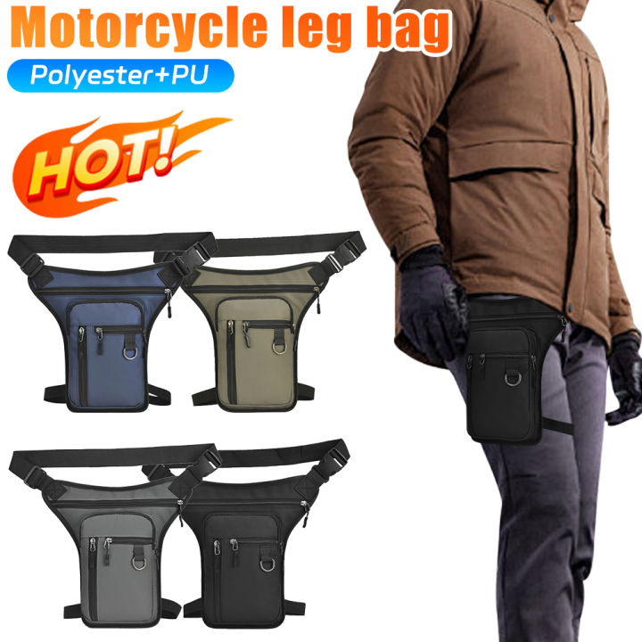 Men Drop Leg Bag Waist Bag for Men Fanny Pack Phone Purse Motorcycle