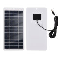5W 12V Solar Panel Portable Solar Power Polycrystalline Siliocone Solar Charger Mini High Efficiency Solar Module with Clips. 