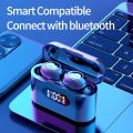 X37 Wireless Bluetooth Earphones Headphones Outdoor Sports Headset 5.3 With Charging Bin Display Touch Control Earbuds for Muisc. 