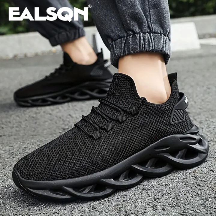 Men%20Sports%20Running%20Black%20Jogging%20Shoes%20Casual%20Sneakers%20Brown%20Outdoor%20Breathable%20Mesh%20Women%20Light%20Shock-absorption%20Black%20Tennis%20-%20Image%203