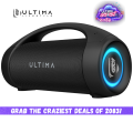 Ultima Soundbox S50 50W Bluetooth Speaker with Ultima Supreme Sound | FM Radio |  7Hours Playtime | 70MM Driver Size | Surround Sound | Dynamic RGB LED Lights | TWS Mode | IPX5 Rated speaker. 