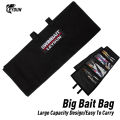 LEYDUN Swimbaits Fishing Bags For Soft And Hard Baits Up To 12" Bait Wrap 4 Hybrid Pockets Easy Bait Access Protection Bait Bag. 