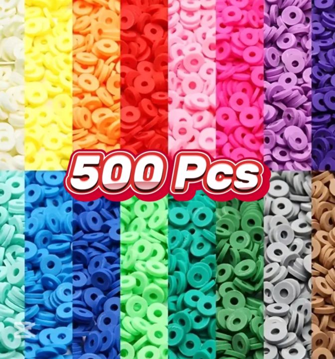 5000/3500/1000/500pcs%206mm%20Flat%20Round%20%20Slice%20Polymer%20Clay%20Chip%20Beads%20For%20Handmade%20DIY%20Earrings%20Necklace%20Bracelet%20Crafts%20Small%20Business%20Jewelry%20Making%20Supplies%20-%20Image%203