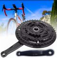 Bicycle Crank Set bicycle Gear Set Crank Set with chains cover for variable speed mountain bike crank set Bicycle chain ring crankset for cycle 3 speed. 