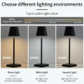 LED Table Lamps For Room Rechargeable Wireless Desk Lamp Study Office Light Waterproof Touch Lamp Bedside Table For Bedroom Bar. 