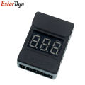 1-8S BBX1-8S 2IN1 Lipo Battery Voltage Tester/Low Voltage Buzzer Alarm/Battery Voltage Checker Dual Speakers for Lipo/Li-ion. 