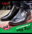 mens  Rubber Shoe -kadam Black - Waterproof. 