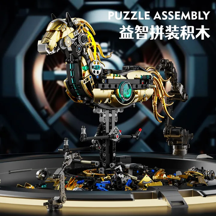 Mechanical%20horse%20building%20block%20model%20with%20movable%20limbs%20and%20lights,%20DIY%20dynamic%20assembly%20toy,%20programmable%20STEM%20education%20set%20-%20Image%203