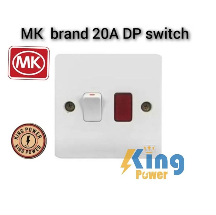 MK brand 20A DP switch, Geyser Water Heater Socket AC
