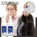 1/2/3pcs 100ml Shoes Socks Deodorizing Removal Spray Footwear Deodorant Antibacterial Antiperspirant Fresh Air Stink Remover.