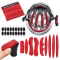27pcs/set Helmet Padding Kits Sealed Sponge Replacement Motorcycle Bicycle Cycling Universal Foam Pads Set.