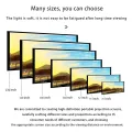 Projector Screen 16:9 Metal Anti Light Curtain Reflective Fabric Cloth For YG300 XGIMI H3 HALO Mogo Xiaomi DLP Projector. 