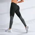Seamless Sexy Mesh Spliced Leggings Women with Pocket Leggings High Waist Push Up Butt Gym Trainning Fashion Slim Yoga Tights. 
