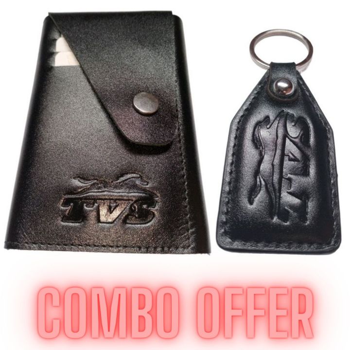 MODEL:%20NR-06%20Pure%20Cow%20Leather%20Stylish%20Bike%20And%20Car%20Documents%20Holder,%20Soft%20Leather%20And%20For%20TVS%20Lover%20-%20Image%202