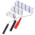 4” 6"9” Roller Brush Paint Roller Short Long Handle Brush Room Wall Painting. 