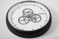 Wall Clock Moving Gear | Wall Clock Steel And Glass | Elegant Wall Clock. 