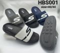 Skechers Men’s Slide Slippers – Cushioned Comfort with Anti-Slip Sole. 