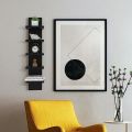 Bloddream 5 Tier Wall Shelves Black, Vertical Column Shelf Floating Storage Home Decor Organizer Design Utility Shelving Bedroom Living Room, 30.7 See less. 