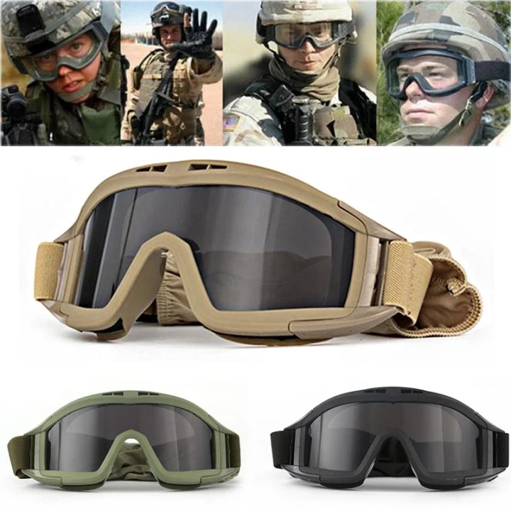 New%20Airsoft%20%20Goggles%203%20Lens%20Windproof%20Dustproof%20Shooting%20Motocross%20Motorcycle%20Mountaineering%20Glasses%20CS%20Safe%20Protection%20-%20Image%202